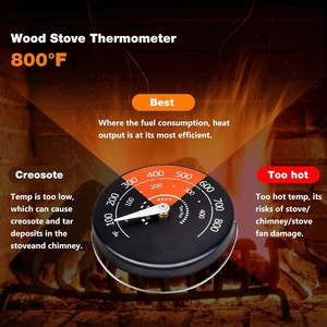 <span class=keywords><strong>Thermomètre</strong></span> <span class=keywords><strong>magnétique</strong></span> en métal <span class=keywords><strong>pour</strong></span> <span class=keywords><strong>poêle</strong></span>, <span class=keywords><strong>thermomètre</strong></span> de surface <span class=keywords><strong>pour</strong></span> <span class=keywords><strong>poêle</strong></span> <span class=keywords><strong>à</strong></span> <span class=keywords><strong>bois</strong></span>, gaz, granulés, avec grand affichage - Product Image 2