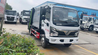 Camion à ordures à transmission manuelle avec moteur diesel léger 4x2 à service personnalisé