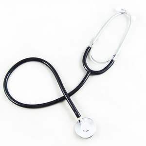 Estetoscopio KT-100A de un Solo Cabezal para Adultos, Cabezal Plateado y Gancho para la Oreja, Fuente de Alimentación Manual, Material Plástico y Metálico para Exportación - Product Image 3