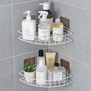 Modern Eco-Friendly Zinc Alloy Bathroom Storage Racks Countertop-Standing Tripod <b>Vanity</b> Holder for Hotel Use - Product Image 1