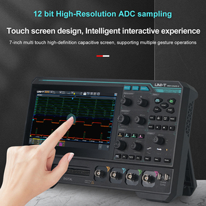 Osciloscopio Digital UNI-T MSO1154HD MSO1254HD de 4 Canales, 150MHz/250MHz, 2.5GSa/s, Analizador de Espectro con Muestreo ADC de 12 bits, L74 - Product Image 3