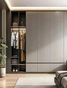 Armoire Maison Chambre Simple Moderne Lumière Luxe Vestiaire Personnalisé Armoire Combinaison Coin Armoire - Product Image 6