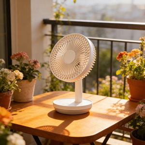 Mini ventilateur USB avec 3 vitesses, ventilateur de bureau portable rechargeable pour le camping, ventilateur de table pour la maison, l'hôtel, le garage, OEM ODM - Product Image 1