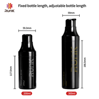 Bouteille de teinture pour cheveux à double compartiment en PP de 300 ml, impression sérigraphique, emballages cosmétiques, bouteilles de soin personnel, flacon pompe pour lotion