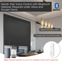 Moteur intelligent pour stores verticaux Avatarbot avec commande vocale WiFi Alexa et Google Home, télécommande, batterie intégrée