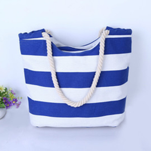 Lifestyle Weekender <b>Bag</b> Heavy Duty Large Eco-friendly Durable Reusable Grocery <b>Tote</b> Shoulder Zipper Closure <b>Beach</b> <b>Bag</b> - Product Image 4