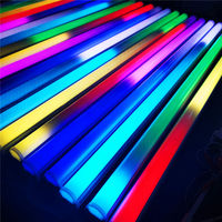 Lampe à tube numérique extérieure IP65, tube LED RGB changeant de couleur