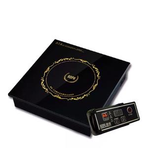 Cuisinière électrique commerciale AOPA H13 110V, plaque <span class=keywords><strong>de</strong></span> <span class=keywords><strong>cuisson</strong></span> à induction encastrée en cristal noir pour usage extérieur et en restaurant - Product Image 1