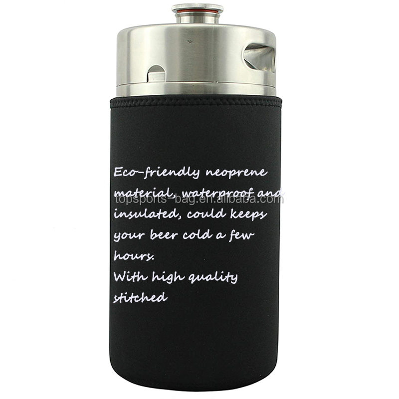 128 Ounce Mini-Keg Insulator Sleeve - Customizable & Insulated