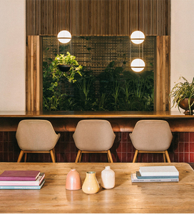 Lámpara colgante con forma de bola de cristal para el hogar, luz de diseño nórdico con forma de globo moderno y creativo para la Oficina y el restaurante - Product Image 6