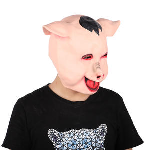 Máscara de látex de <span class=keywords><strong>ardilla</strong></span> para Halloween, mascarilla de cabeza de Animal encantador, Cosplay, accesorios para fiesta, tocado - Product Image 3