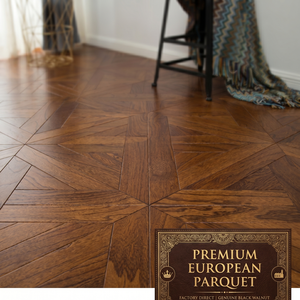 Suelo <span class=keywords><strong>de</strong></span> Madera <span class=keywords><strong>de</strong></span> Teca <span class=keywords><strong>de</strong></span> Estilo Europeo, Fabricado en Zhejiang, Madera <span class=keywords><strong>de</strong></span> <span class=keywords><strong>Roble</strong></span> <span class=keywords><strong>Macizo</strong></span> y Nogal Negro para Sala <span class=keywords><strong>de</strong></span> Estar, Parqué - Product Image 1