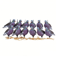 Leurre de chasse en bois réaliste personnalisé pour l'extérieur, matériel de simulation d'oiseaux, leurre tactique pour oiseaux aquatiques en EVA