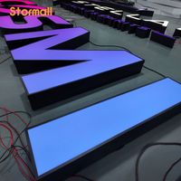 Letrero Luminoso LED 3D Personalizado de Alta Calidad para Publicidad en Edificios y Oficinas, Letrero de Canal Acrílico con Iluminación Frontal para Interiores/Exteriores para Negocios