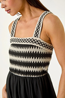 2025 été femmes décontracté côtelé tricot sans manches débardeur robe Simple mode Petite Crochet garniture sangle naturel Sexy pull robe