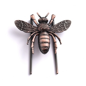 Marcapáginas Decorativo Creativo con Insecto en 3D, Estilo Antiguo Bronceado, Nuevo y Moderno - Product Image 1