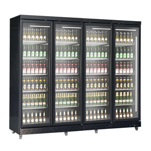 Réfrigérateur 4 portes <span class=keywords><strong>Lg</strong></span> Équipement commercial pour boissons froides Réfrigérateur à affichage en verre fleuri pour super marché - Product Image 5