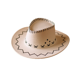 Elegante Sombrero de Vaquero con Protección Solar, Gorra de Cosplay para Fiesta de Navidad, Sombrero Vintage para Acampar, Pescar, Montañismo, Vacaciones, Regalos de Año Nuevo - Product Image 3