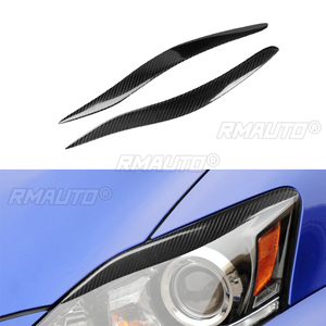 1 par de cubiertas de fibra de carbono real para faros delanteros de coche, para Lexus IS250 IS300 2006 2007 2008 2009 2010 2011 2012 - Product Image 1