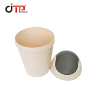 Juste prix usine de Taizhou poubelle en plastique avec moule d'injection de couverture