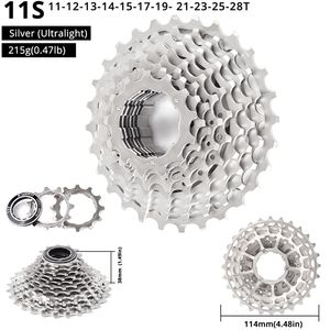 Cnspeed — <span class=keywords><strong>Cassette</strong></span> de vélo de route ultralégère, couleur arc-en-ciel, <span class=keywords><strong>11</strong></span> <span class=keywords><strong>vitesses</strong></span>, <span class=keywords><strong>11</strong></span>-28T 32T 34T 36T - Product Image 4