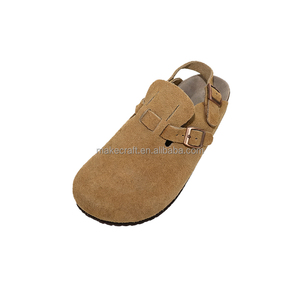 Factory Direct Suede <b>Clogs</b> | Adjustable Strap Design - Product Image 4