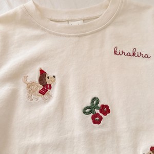 Child Star Circle Girls Embroidered Short Sleeve Top With Ruffle Hem Breathable Cartoon Design For Kids - Product Image 3