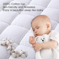 Matratzen auflage Pillow Top Matratzen bezug Geste ppter Matratzen schoner Baumwolle 8-21 "Deep Pocket Cooling Topper