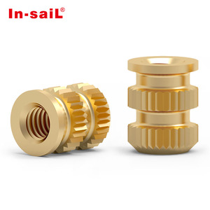 DIN 16903, đóng đồng thau ren chèn hạt với đĩa cho nhựa moldings - Product Image 1