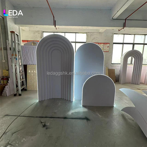 LEDA Customized Professional Acrylic LED Backdrop with Light for Wedding Birthday and Party Events <b>Decor</b> - Product Image 1