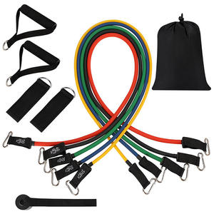 Équipement de musculation à domicile, bande de résistance en caoutchouc, bandes d'exercice, bandes de résistance avec poignées pour hommes et femmes - Product Image 1