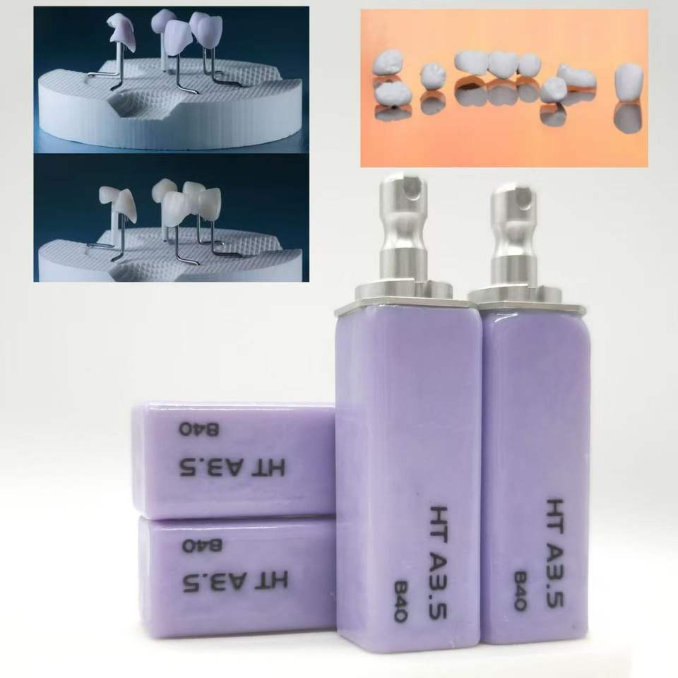 B40 Dental Lithium Disilicate Blocks for CAD CAM Milling HT Glass ...