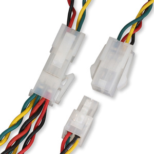 Nouveau faisceau de câblage pour batteries énergétiques, assemblage de fils toronnés électroniques, âme en cuivre, 12V, isolation PVC IP67, bornes en caoutchouc pour connexion - Product Image 1