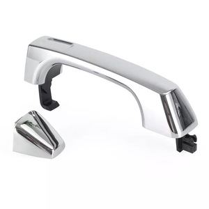 Hummer H3 <b>Door</b> <b>Handle</b> Exterior Chrome Plated <b>Replacement</b> Front Rear 1253074667 - Product Image 2