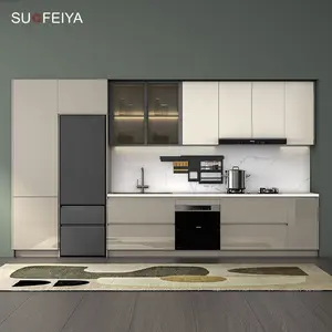 Suofeiya Supplier Customized Modern Designs High Gloss Lacquer Kitchen Cabinets