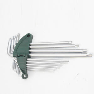 ชุดประแจหกเหลี่ยมโครเมียมวาเนเดียมเหล็กกล้า 9 ชิ้น ยี่ห้อ Tuosen ประแจหกเหลี่ยมลายดอกไม้ ชุดเครื่องมือช่าง - Product Image 2