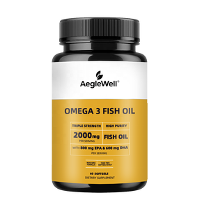 Capsule di Olio di Pesce <span class=keywords><strong>Omega</strong></span> 3 a Tripla Concentrazione, Ricche di EPA e DHA, Integratori in Softgel <span class=keywords><strong>per</strong></span> il Benessere Cardiaco e Cognitivo - Product Image 6