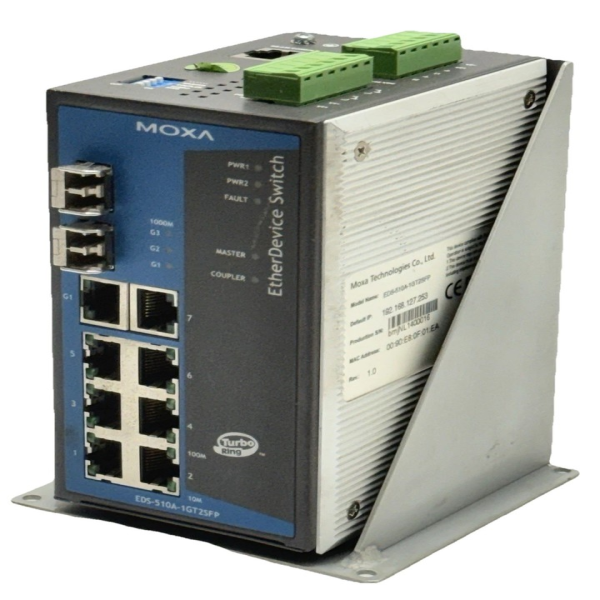 Plc Technologies Switch Ethernet Industriale Eds-510a-1gt2sfp for Warranty Product