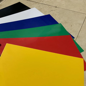 Feuilles de plastique PVC colorées Huisu A3, épaisseur 0,2-2 mm, largeur 915 mm, pour impression, estampage, découpe et traitement. - Product Image 2