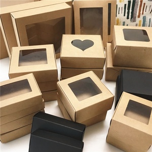 Pequeña caja de <span class=keywords><strong>regalo</strong></span> de embalaje de cartón Kraft MiNi Lovely Aircraft Paper Box Embalaje de jabón hecho a mano Mail Box Post - Product Image 4