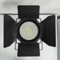 200W COB 2in1 Fresnel Stage Light Guangdong Factory 2 Blanco positivo + Blanco cálido Verde Amarillo Azul Emisión para banquete de boda
