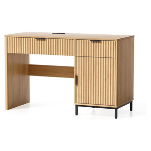Bureau d'ordinateur en MDF personnalisé avec tiroirs et grande capacité, design écologique et peu encombrant, pieds en métal pour usage domestique ou professionnel - Product Image 3