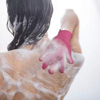 Gants exfoliants pour le bain - Gants exfoliants allongés et grands pour la douche, le spa, le massage