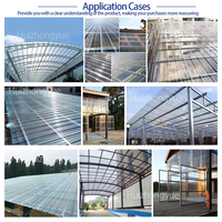 Feuilles de toit de protection solaire personnalisées en usine panneaux en plastique de feuille de soleil transparente pour serre feuille de polycarbonate transparente ondulée