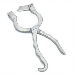 Couteau de castration Newberry SIGAL MEDCO SM-VT-0285, forceps pour chat, usage intensif, professionnel, vétérinaire, réglable, réutilisable - Product Image 1