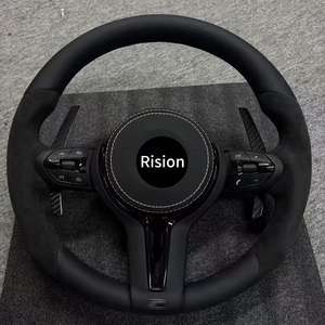 Volante de Fibra de Carbono, Cuero y Gamuza para VW <span class=keywords><strong>Golf</strong></span> MK7 <span class=keywords><strong>7.5</strong></span> GTI GTD <span class=keywords><strong>GTE</strong></span> R Polo GTI Tiguan Passat DSG 2013-2020 - Product Image 3