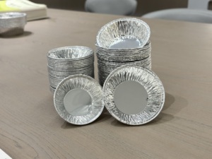 Vendita diretta in fabbrica Mini stampo da forno torta di latta foglio di <span class=keywords><strong>alluminio</strong></span> crostata tazza di uova per uso domestico torta in <span class=keywords><strong>alluminio</strong></span> Mini tortiera - Product Image 3