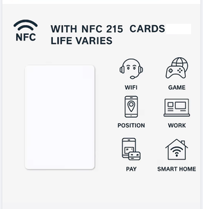 Carte vierge NFC PVC RFID d'Hôtel pour Contrôle d'Accès, Paiement et Adhésion, avec Impression Personnalisée - Product Image 1