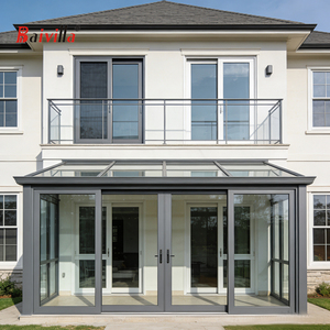 Solárium <span class=keywords><strong>de</strong></span> Estilo Moderno con Techo <span class=keywords><strong>de</strong></span> Policarbonato, Vidrio Templado <span class=keywords><strong>de</strong></span> Aluminio, Invernadero <span class=keywords><strong>de</strong></span> Jardín Exterior, Solárium <span class=keywords><strong>de</strong></span> Patio Personalizado - Product Image 1