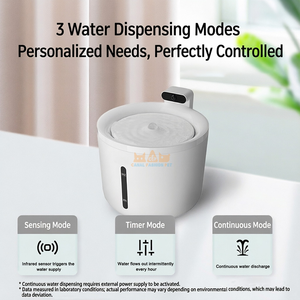 Bebedero Inteligente para Mascotas de 2.5L con Carga Inalámbrica, <span class=keywords><strong>116</strong></span> Días de Autonomía, Ultra Silencioso (16dB), Filtración de <span class=keywords><strong>5</strong></span> Etapas, Automático para Perros y Gatos - Product Image 4